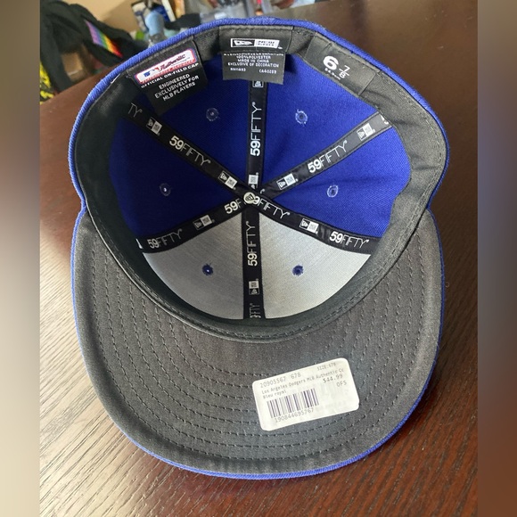 Los Angeles Dodgers MLB New Era Fitted Cap Hat Size 6 7/8 - Picture 6 of 6